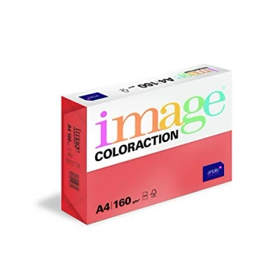 Immagine di Image Coloraction Deep Red (Cile) A4 210 x 297 mm 160 gm2/210mic fsc4 250sh/RM 5rm/BX