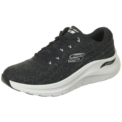 Immagine di Skechers Arch Fit 2.0 Road Wave, Scarpe da Ginnastica Uomo, Nero, 41 EU