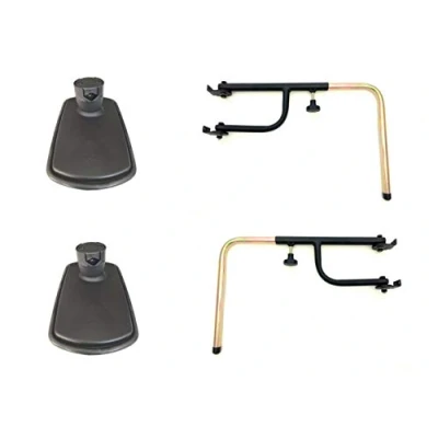 Immagine di Set di 2 specchietti retrovisori esterni trattore Trecker 255 x 150 ø14 23 con braccio specchietto