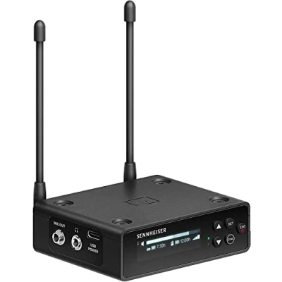 Immagine di Sennheiser Ricevitore digitale UHF portatile EW DP EK (S4 7) per l&#039;utilizzo con i trasmettitori D SK bodypack, SKM S portatili o SKP plug on, Nero (700054)