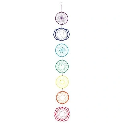 Immagine di Something Different Splendido chakra multicolore da appendere alla parete, 86 cm x 14 (1 pezzo), decorazione artistica fatta a mano, per elevare l&#039;atmosfera della casa e bilanciare l&#039;energia