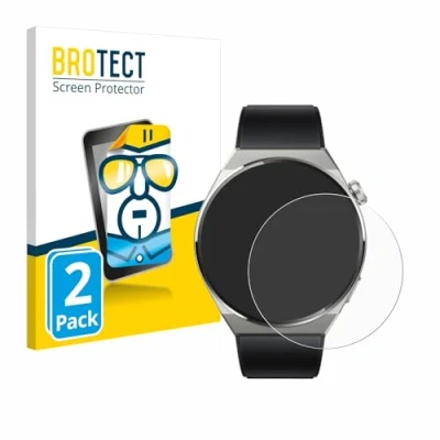 Immagine di brotect Pellicola Protettiva per Huawei Watch GT 3 Pro Titanium (46mm) Protezione Schermo (2 Pezzi) [Trasparente, Anti Impronte]