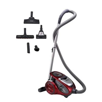 Immagine di Hoover XARION PRO XP81_XP25011 Aspirapolvere a Traino, Senza Sacco, Multiciclonico, Spazzola Parquet, Filtro Hepa, 800W, Rosso