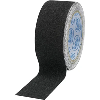 Immagine di Nastro antiscivolo tesa nero (L x l) 5 m 25 mm, poliacrilati, contenuto: 1 rotolo