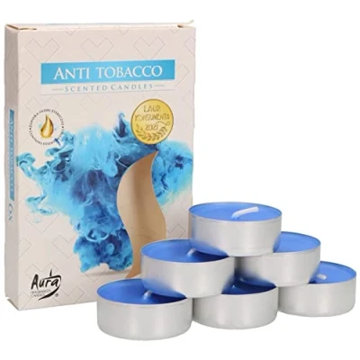Immagine di KOTARBAU® Antitobacco Set di 6 candele profumate, durata combustione 4 ore