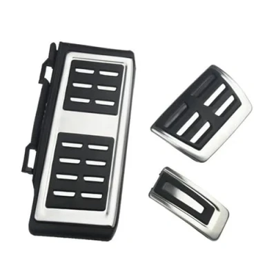 Immagine di Auto Poggiapiedi Per Seat Leon 5F 2012 2023 Pedali In Acciaio Inossidabile Acceleratore A Gas Pedale Freno Poggiapiedi(AT With Rest Pedal)