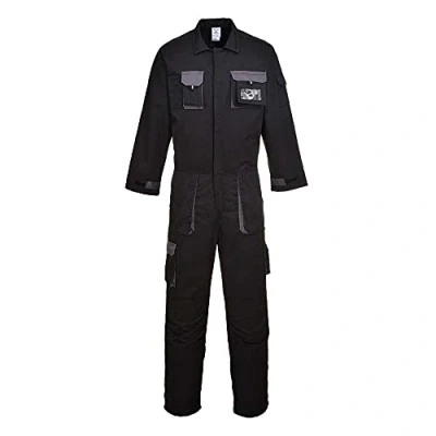 Immagine di Portwest TX15BKRL Tuta intera Texo Contrast, Nero, Large