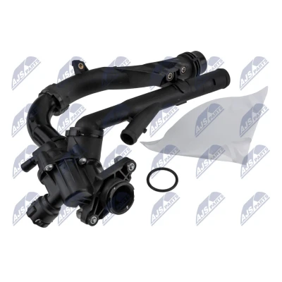Immagine di NTY CTM ME 044 Termostato motore 97C con guarnizione sensore Plastica alloggiamento MERCEDES BENZ: SLK, Classe C T modell