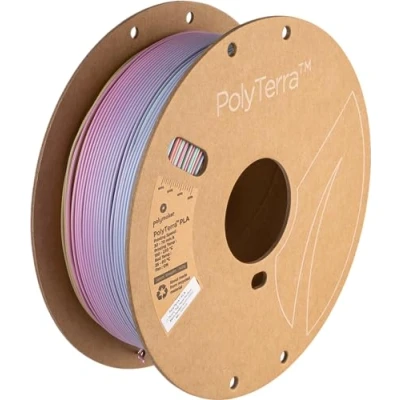 Immagine di Polymaker PA04029 Gradient Filamento per stampante 3D plastica PLA contenuto di ridotto, Opaco, Multicolore 1.75 mm 1000 g Colori arcobaleno pastello;