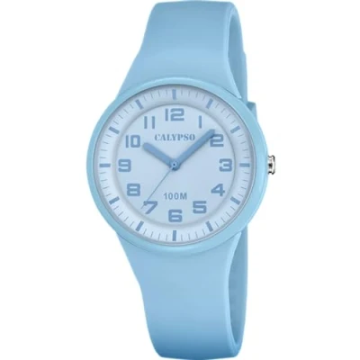 Immagine di CALYPSO Orologio Donna K5851/3 Trendy Scatola di Gomma Multi, blu, striscia
