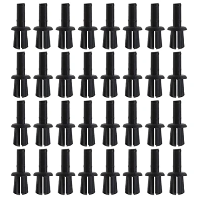 Immagine di SG Store 40 pezzi lato esterno A pilastro Trim clip di ricambio 79086L compatibile con Land Rover Discovery 2 corpo modanatura striscia nero