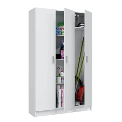 Immagine di Habitdesign FOARM7143O Mobile Multiuso Tutto in Laminato, Bianco, 3
