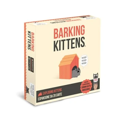 Immagine di Asmodee Barking Kittens, Espansione Gioco di Carte Exploding Edizione in Italiano