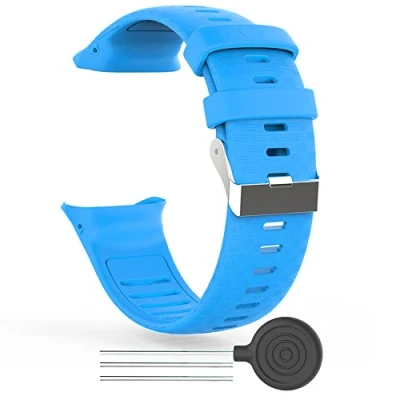 Immagine di WIIKAI Cinturino Compatibile per Polar Vantage V Regolabile di Ricambio Bracciale.(blu)