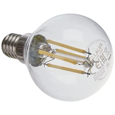 Immagine di BELLALUX Lampada a LED, base E14, bianco freddo (4000K), filamento chiaro, forma goccia, sostituzione della lampadina convenzionale 40W, confezione da 1