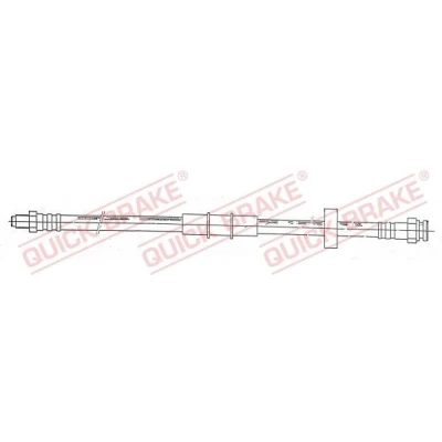 Immagine di QUICK BRAKE 32.918 Tubi Freno 437mm M10x1 con filettatura interna, esterna FIAT: Panda I Hatchback, SEAT: Terra Van