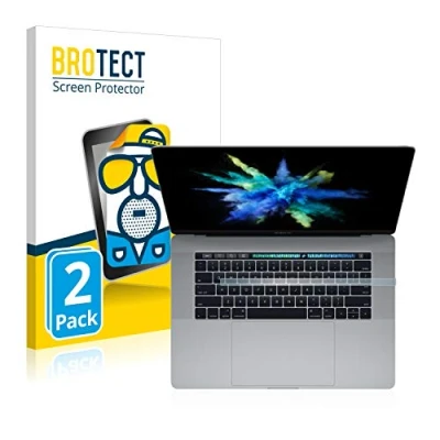 Immagine di brotect Pellicola Protettiva Opaca per Apple MacBook Pro 15&quot; 2017 (SOLO Touch Bar) Anti Riflesso (2 Pezzi)