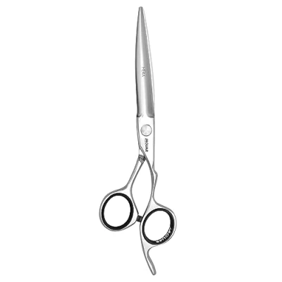 Immagine di JAGUAR Forbici da parrucchiere HERA 6,25 capelli dal Crane design con gancio per dita forgiato e lama arrotondata a pugnale lucidate Made in Germany