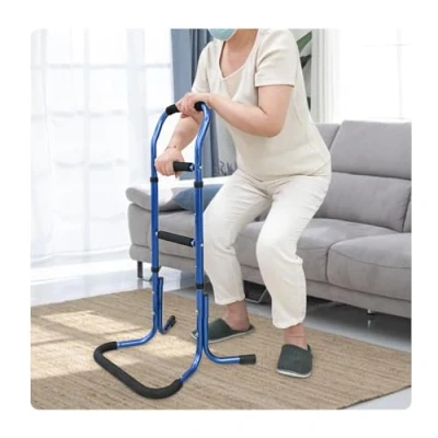 Immagine di Sedia Assist per anziani supporto alzarsi dal letto Sit To Stand Prodotti di assistenza l&#039;ascensore Rails adulti Sicurezza Caduta fuori cane Supporti in piedi