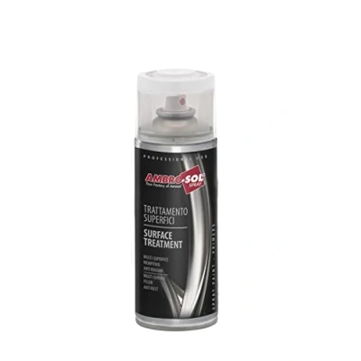 Immagine di Ambro Sol V400STUCCO Smalto Trattamento per Superfici, Fondo Stucco Bianco, Protegge dalla Ruggine le Superfici di Metallo, Bomboletta Spray in Banda Stagnata Riciclabile 400 ml