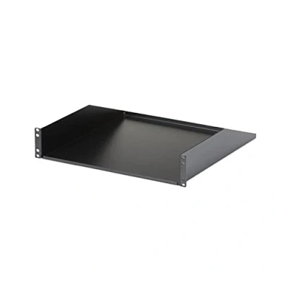 Immagine di StarTech.com Scaffale cantilever per montaggio a rack 2U Ripiano armadio server fisso Profondità 45 cm (CABSHELFHD)