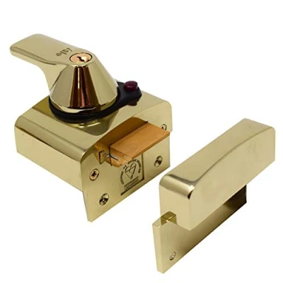 Immagine di Yale YALPBS1BLX P BS1 BLX PB 60, British Standard Nightlatch, 60 mm, Finitura in Ottone, Alta Sicurezza Approvata dalle compagnie assicurative, Brasslux,