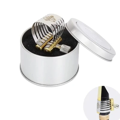 Immagine di Lega in acciaio inox placcato argento per clarinetto Sax