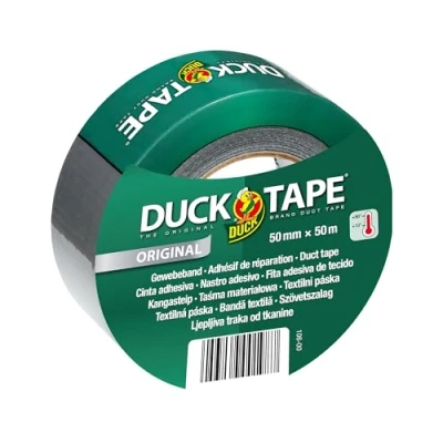 Immagine di Duck originale tessuto Band argento 50 mmx50 m per riparare, Paracadutismo e fissare