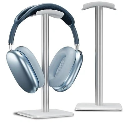 Immagine di Alyvisun Supporto cuffie [Base pesante e altezza maggiore] Porta Gaming, Gancio per universale da scrivania tutte le gioco/cuffie desktop