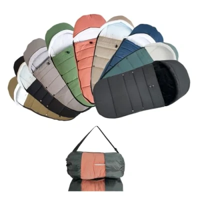 Immagine di Brogtorl Universale Baby Passeggino Caldo Gamba Copertura Fodera Morbida e Tessuto Impermeabile Compatibile con Babyzen YOYO Include Borsa da trasporto Lavabile a macchina (Toffee)