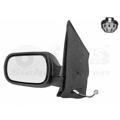 Immagine di Specchio retrovisore esterno Van Wezel 1805807 Sx completo, convesso, per regolazione elettrica specchio, termico FORD: FIESTA 5