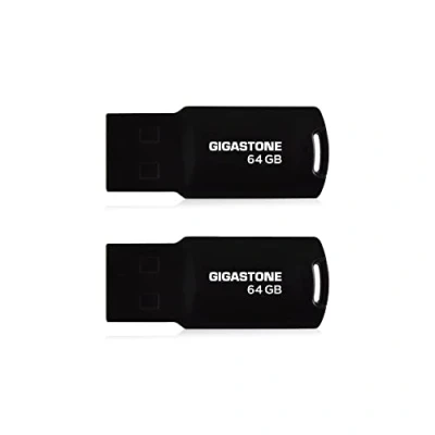 Immagine di Gigastone Chiavetta USB 64 GB Set da 2, V70 2.0 Memorizzazione dei dati Serie, design portachiavi, compatibile con interfaccia