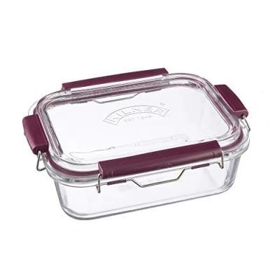 Immagine di Kilner Fresh Storage Contenitore per Alimenti in Vetro impilabile da 1,4 Litri, 22 x 16.7 8.5 cm