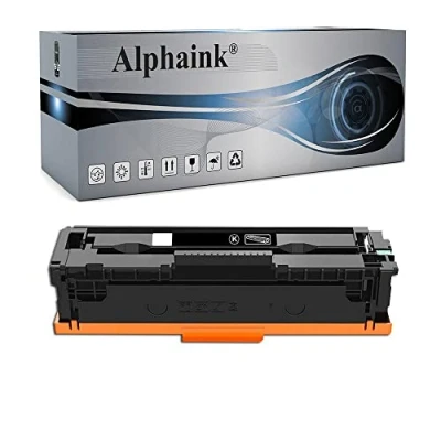 Immagine di alphaink Toner Compatibile con HP CF410X 410X 410A CF410A per LaserJet Pro MFP M477fdw M377dw M452dn M477fdn M477fnw M452nw M477dw M477 M452 Versione Maggiorata (1 nero)