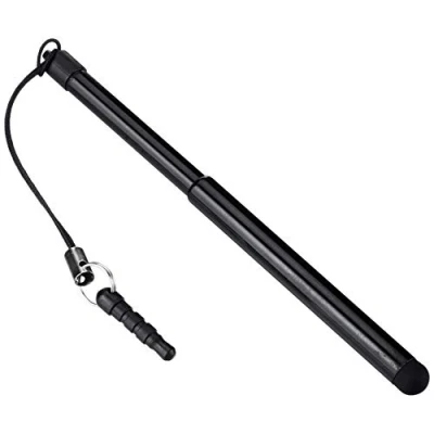 Immagine di SYSTEM S Eingabe Stift Professionale Schermo extensible per Smartphone, Touch Screen del Telefono, tavoletta, PC, PDA, Nero