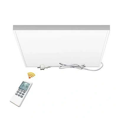 Immagine di riscaldamento a soffitto infrarossi con termostato da 400 W, infrarossi, montaggio soffitto, elettrico, pannello di riscaldamento, protezione surriscaldamento