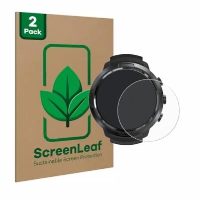 Immagine di ScreenLeaf (2 Pezzi Pellicola protettiva per Suunto D5 [Proteggi Schermo Sostenibili, Clear, Antigraffio]