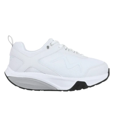 Immagine di MBT Sport 4 Scarpe da Ginnastica per Donna. Passeggio Anatomiche e comode. Calzature fisiologiche Confortevoli stabili con Suola Curva. Sneakers Casual Lacci. Bianco