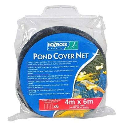 Immagine di Hozelock Pond Copre reti Rete Stagno Grande, Nero, 6 x 4 Metri
