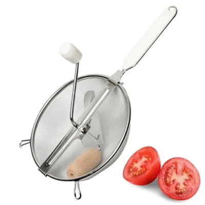 Immagine di Westmark Set per Conserve, 1 Colabrodo + Imbuto Conseve, ABS/Legno/PP, Bianco/Argento, 119722E6