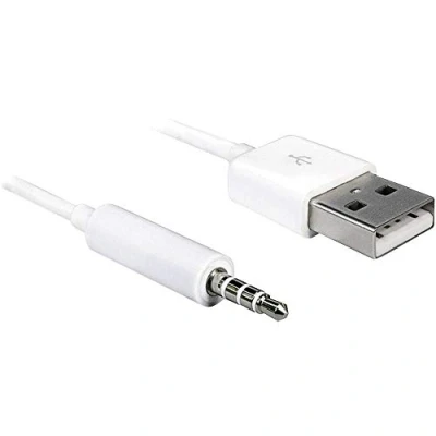 Immagine di Delock Apple iPad/iPhone/iPod Cavo [1x Spina A USB 2.0 1x jack da 3.5 mm] 1.00 m Bianco