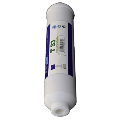 Immagine di Inline Postfiltro al carbone attivo T33 CARBON per impianti di osmosi inversa