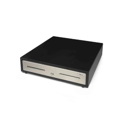 Immagine di Safescan HD 4646S Cassetto per uso pesante che conserva in sicurezza i contanti, con 5 scomparti banconote e 8 monete,Con connessione RJ 12, robusto di 46 x 46,5 11,5 cm