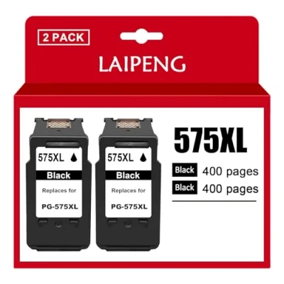 Immagine di LAIPENG 575XL 576XL Cartuccia d&#039;inchiostro 2 Nero Compatibile per Canon PG 575 CL 576 PIXMA TS3550i TS3551i TR4750i TR4751i Stampante Multipack