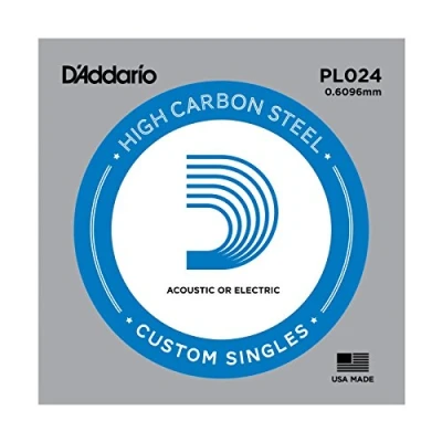 Immagine di D&#039;Addario Corda Singola Pl024 in Acciaio per Chitarra.024