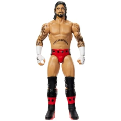 Immagine di Mattel WWE Main Event CM Punk, personaggio collezionabile Series 154, action figure con 10 punti di articolazione e aspetto realistico, giocattolo per bambini, 6+ anni, JCV44