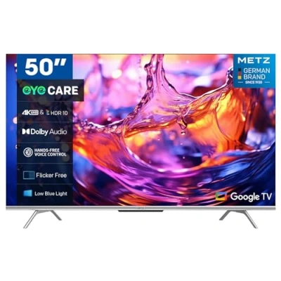 Immagine di Metz Smart TV 50&quot; 4K UHD, 50MUD7000Z Google con HDR10 &amp; HLG, Dolby Audio DTS Studio Sound, Chromecast, Controllo Vocale, Assistente Google, Tuner DVB T/ T2/ C/ S/ S2/Analog, CI+
