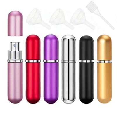 Immagine di 6pcs Bottiglie Atomizzatore di Profumo, Bottiglia Spruzzo Vuota Profumo Rinfrescante Portatile con Imbuto e Pipetta, 6ml