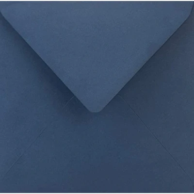 Immagine di Netuno 100 buste lettere colorate quadrate Blu 153 x mm 115g Sirio Color per decorative inviti matrimonio compleanno battesimo biglietti di auguri invito