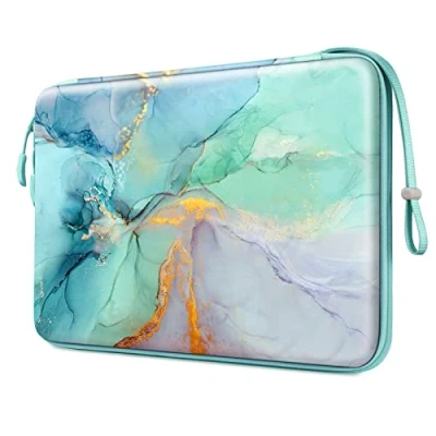 Immagine di FINPAC Porta PC Laptop Sottile Cover Rigida Custodia Borsa per 13&quot; MacBook Air M3/A3113 M2/A2681 M1/A2337 2024 2018, Pro 14 2023 2021, 13.3&quot; A2686 A2338 2022 2016, Surface Pro,